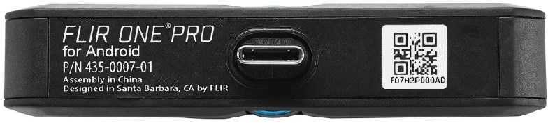 „Flir One PRO“, skirtas „iPhone“ įrenginiams su USB-C jungtimi ir MSX bei „VividIR“ technologijomis, 160x120 pikselių, iki 400 °C.