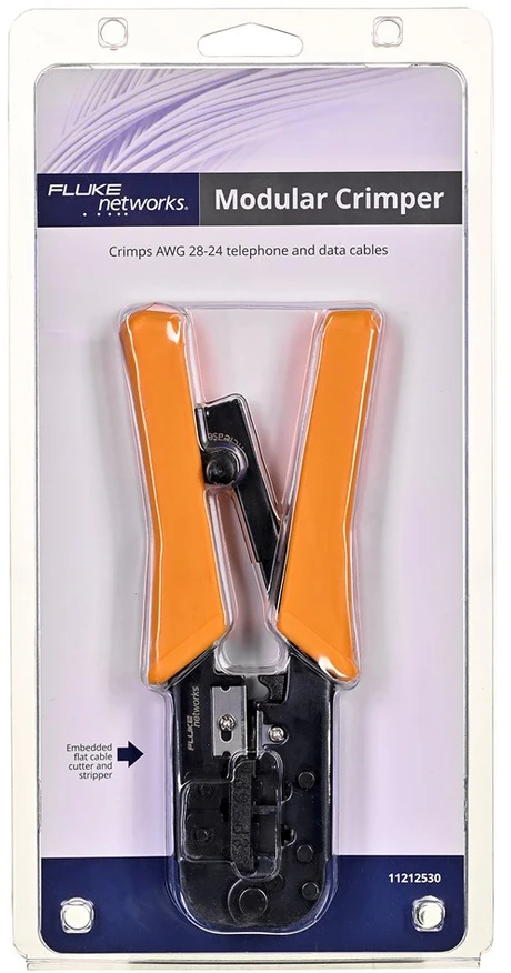 Fluke Networks Modulinės jungties užspaudimo replės - FLUKE Modulinis RJ-11/RJ-45 Užspaudimo Įrankis