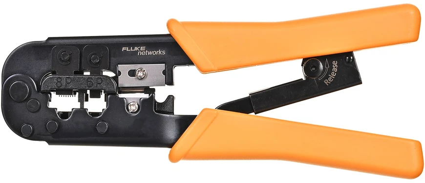 Fluke Networks Modulinės jungties užspaudimo replės - FLUKE Modulinis RJ-11/RJ-45 Užspaudimo Įrankis