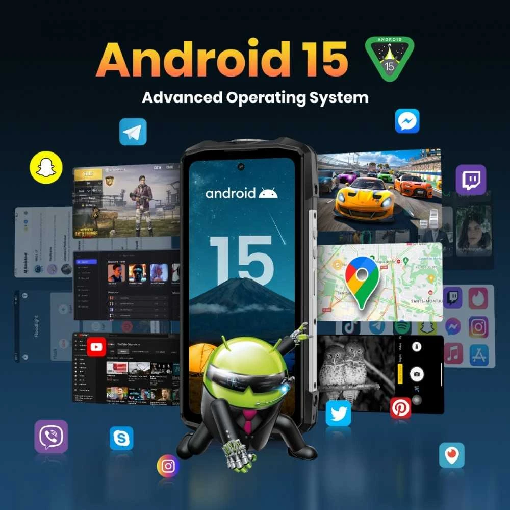 Fossibot Išmanusis telefonas f113 pilka