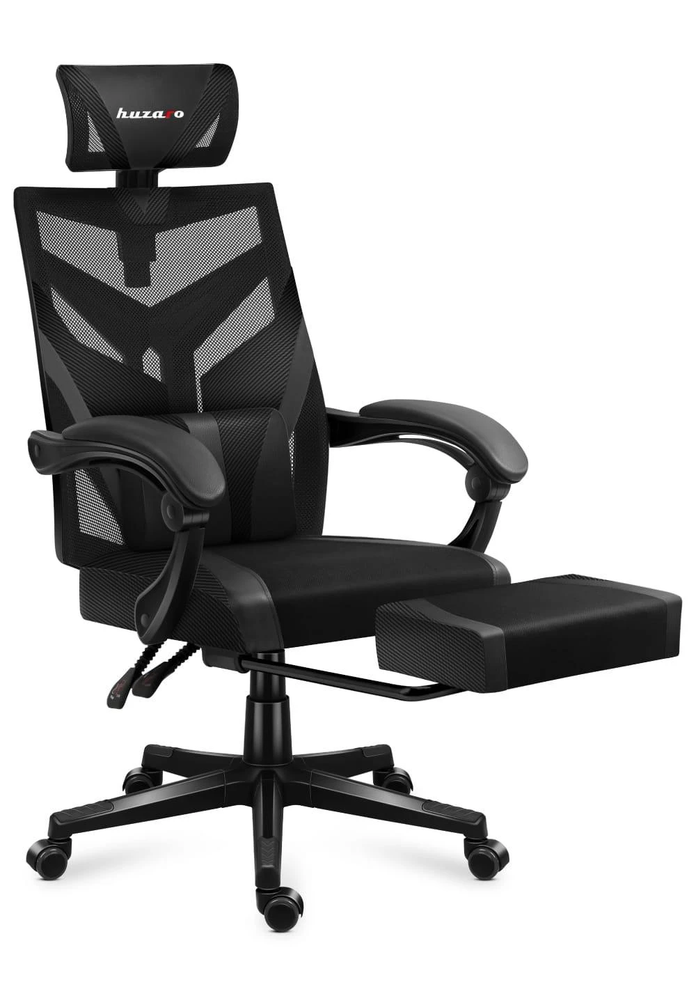 Žaidimų kėdė Huzaro Combat 5.0, Juodos spalvos