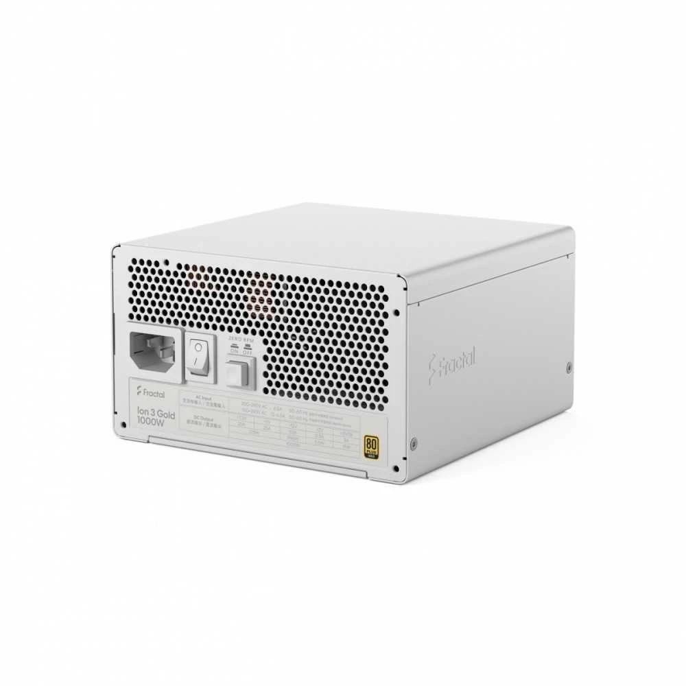 Fractal Design ION auksinis 3 1000W Baltas, kompiuterio maitinimo šaltinis - baltas, 1000 vatų