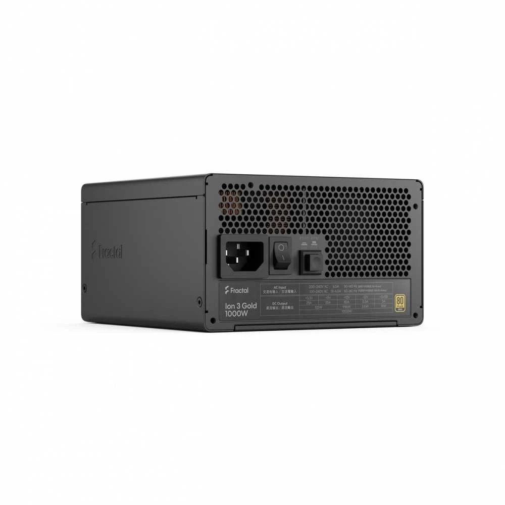 „Fractal Design“ maitinimo šaltinis, FDE Ion 3 GOLD 1000W 80+ GOLD Juodas