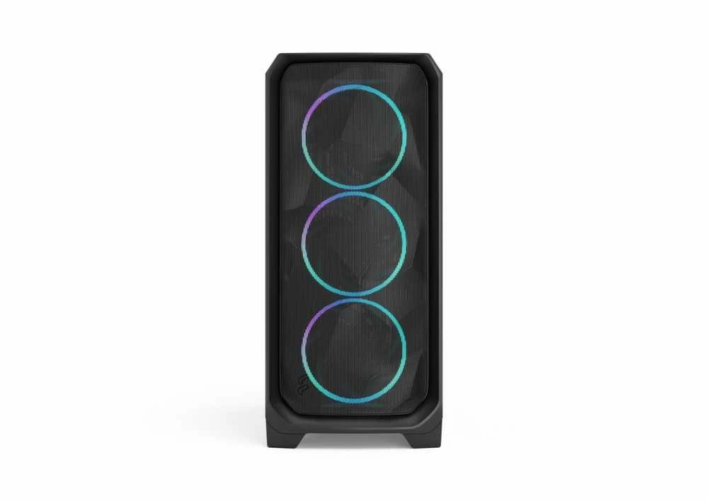 Fractal Design „Obudowa Meshify 3“ juodas rgb tg šviesus atspalvis