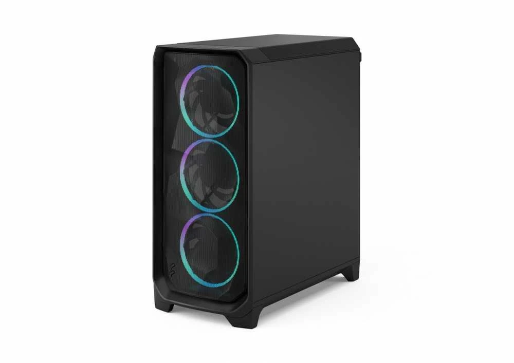 Fractal Design „Obudowa Meshify 3“ juodas rgb tg šviesus atspalvis