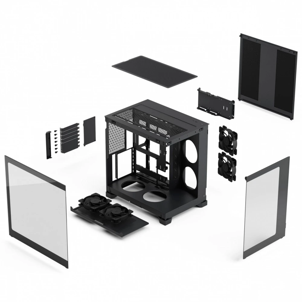 „Fractal Design“ korpusas | „Pop 2 Vision“ | Juodas | Vidutinio dydžio bokštas