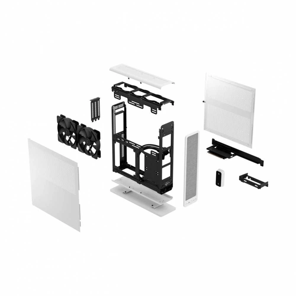 Fractal Design Ridge baltas pcie 4.0 mitx dėklas