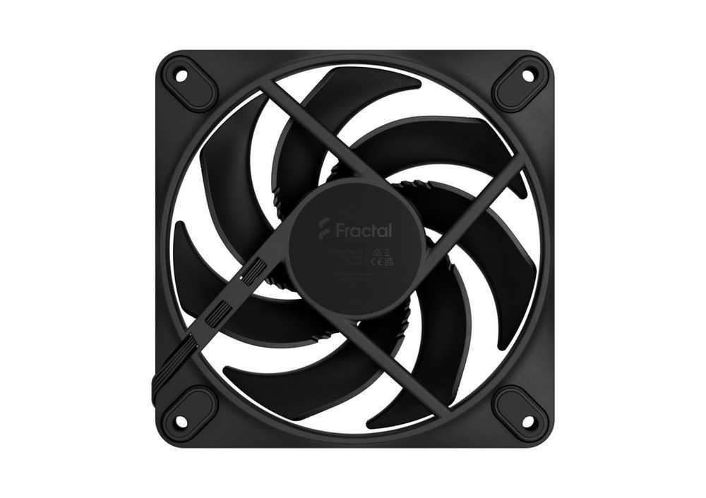 Fractal Design „Wentylator“ momentas 12, juodas, 120 mm
