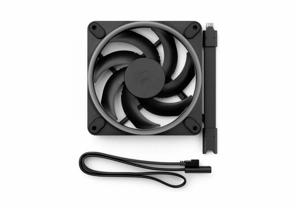 Fractal Design „Momentum 12 RGB“ ventiliatorius, 120 mm, juodas