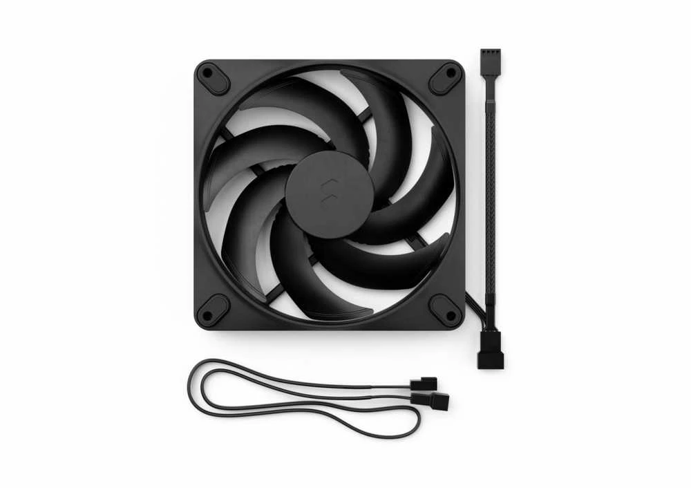Fractal Design „Wentylator“ momentas 14, juodas, 140 mm