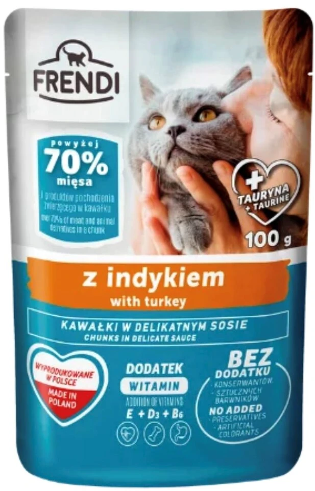 FRENDI kalakutiena in sauce - wet cat food - 100g