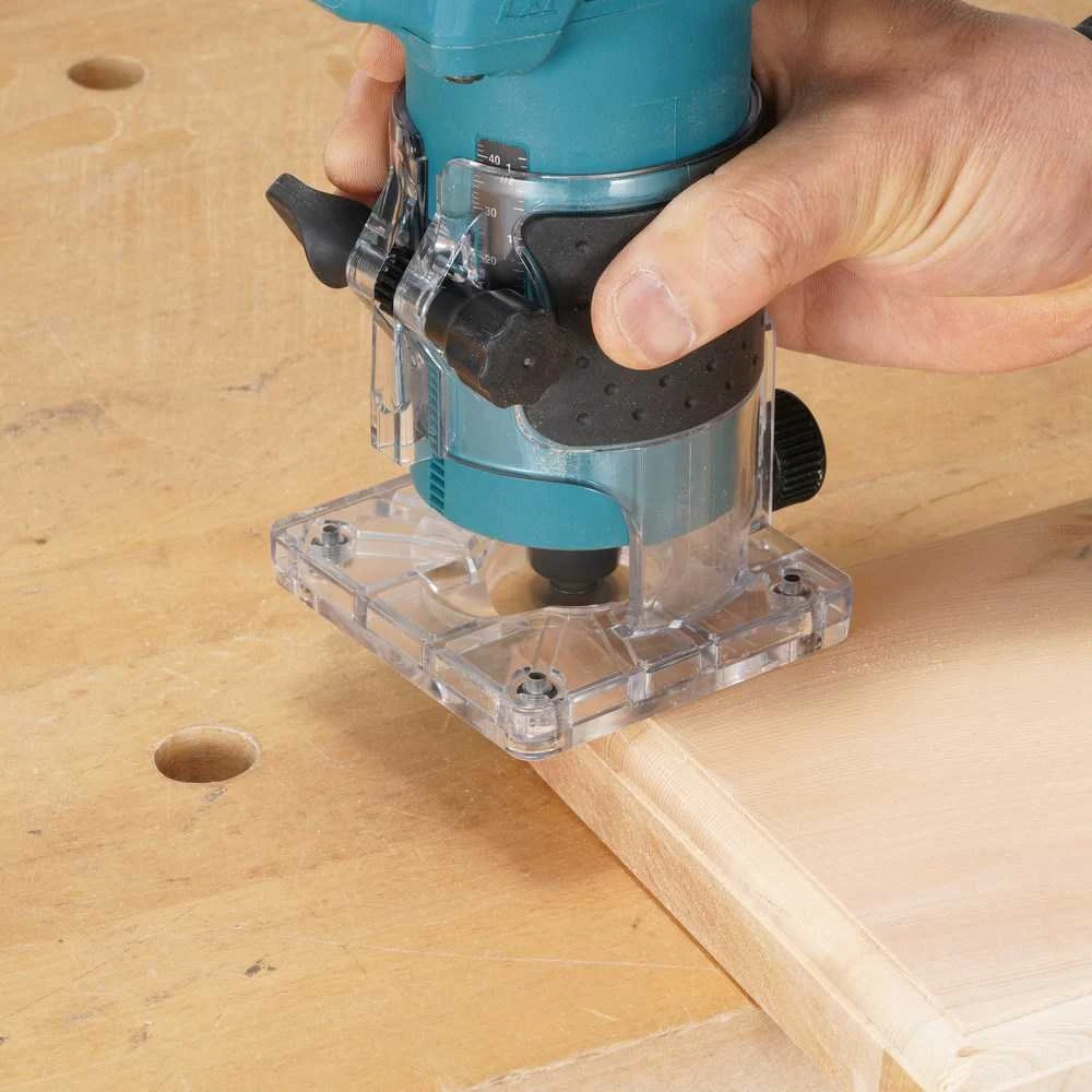 Makita DRT52Z Akumuliatorinis freza 6mm, 30.000 r/min, komplektuojama be akumuliatorių ir kroviklio!
