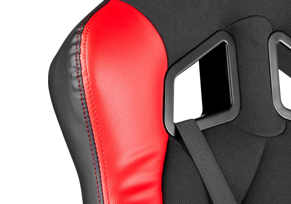 Žaidimų kėdė Genesis Nitro 330 Gaming Chair, Juoda-raudona