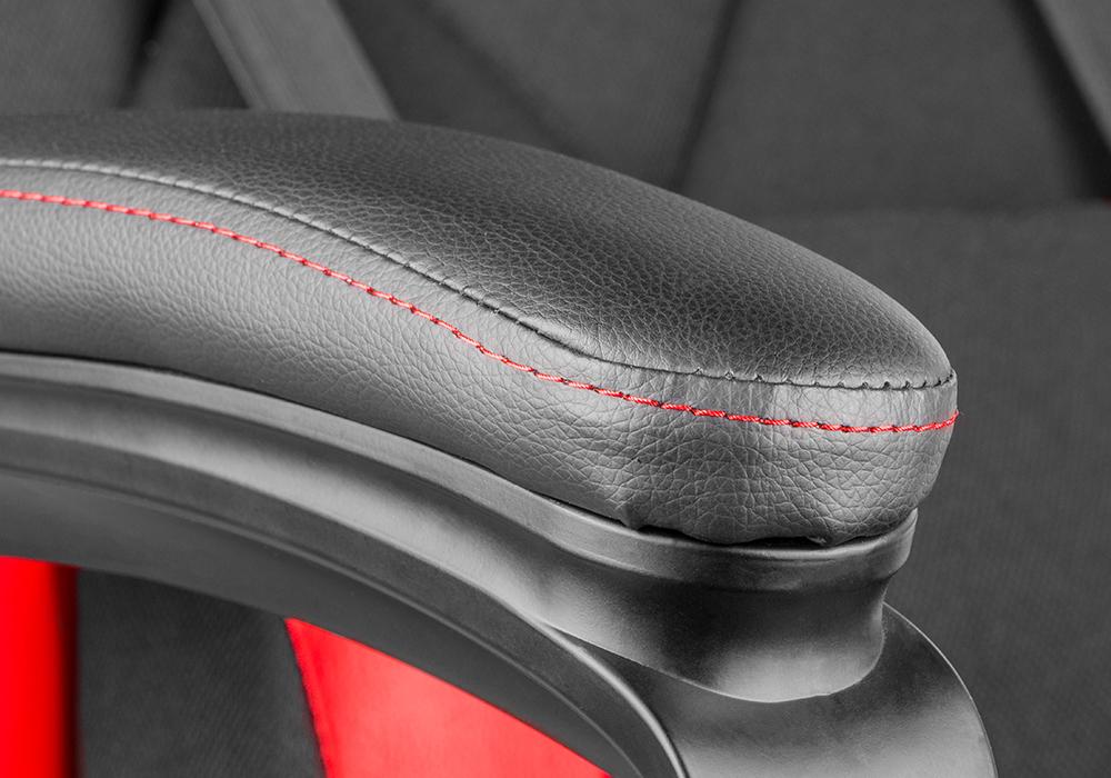 Žaidimų kėdė Genesis Nitro 330 Gaming Chair, Juoda-raudona
