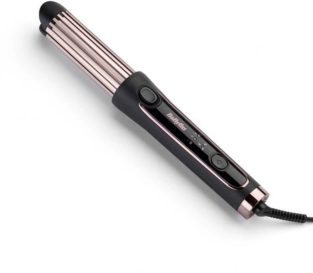 Plaukų Tieinimo Žnyplės - BaByliss Curl Styler C112E Quartz-Ceramic 3 Temperatūros Nustatymai Juoda Rožinė Aukso