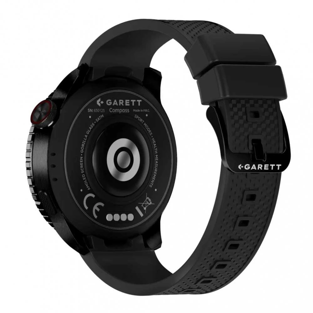 Išmanusis laikrodis Garett Compass GPS juoda