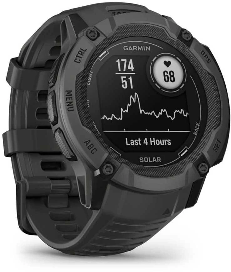 Sportinis laikrodis garmin instinct 2x solar mip 50mm graphite