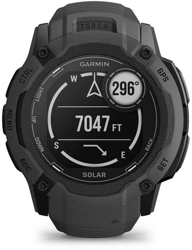 Sportinis laikrodis garmin instinct 2x solar mip 50mm graphite