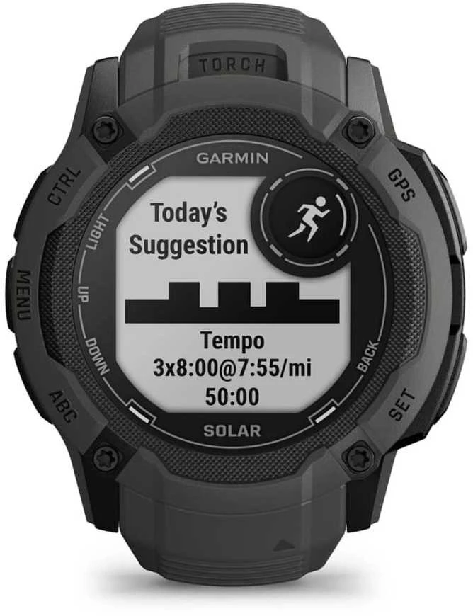 Sportinis laikrodis garmin instinct 2x solar mip 50mm graphite
