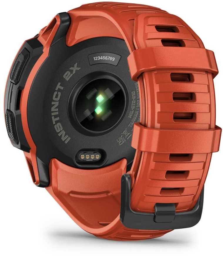 Laikrodis garmin instinct 2x solar, 50mm mip red