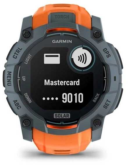 Išmanusis laikrodis Garmin Instinct 3 – 50 mm, Solar, Prieblandos dizaino su saulėgrįžos dizaino dirželiu