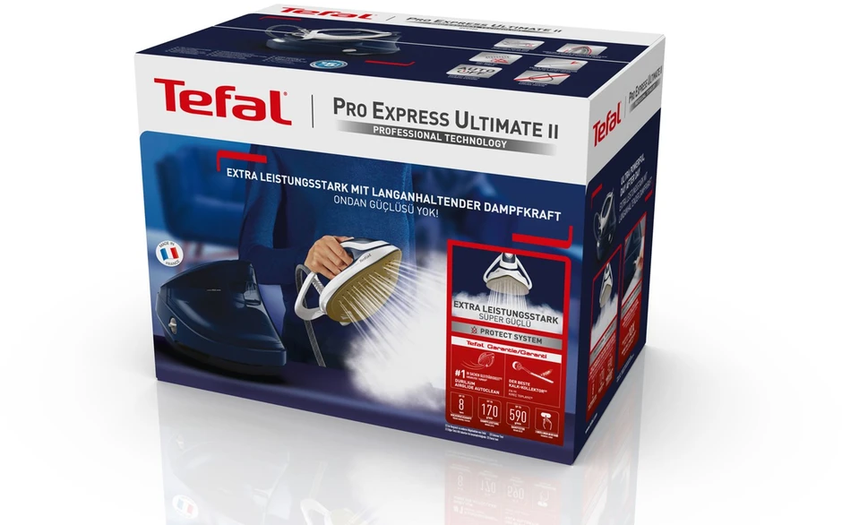 Lyginimo sistema Tefal Pro Express Ultimate 2, tamsiai mėlynos spalvos (GV9720E0)