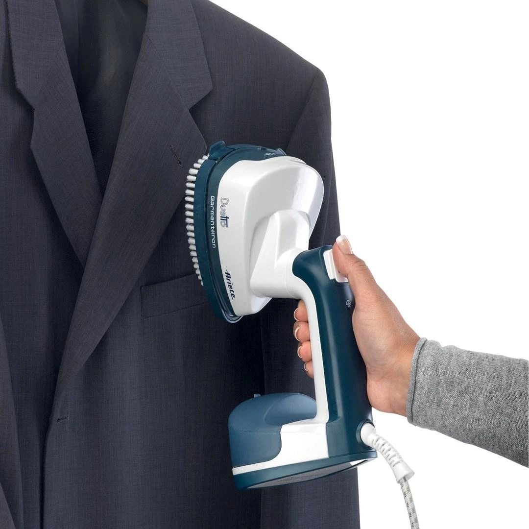 Garų valiklis Ariete Duetto Garment + Lygintuvas 6246 (1000W, mėlynos spalvos)