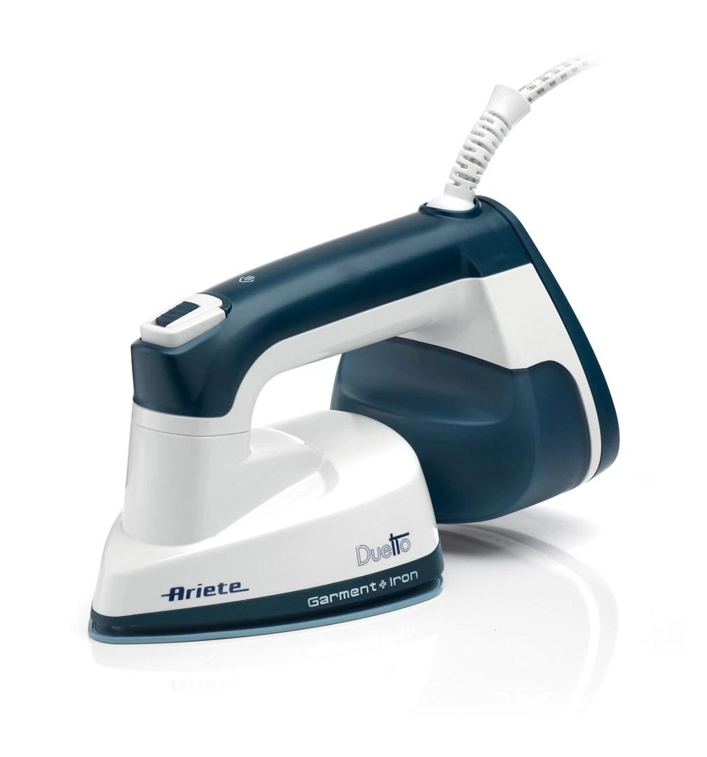 Garų valiklis Ariete Duetto Garment + Lygintuvas 6246 (1000W, mėlynos spalvos)