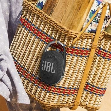JBL Clip 4 nešiojama vandeniui atspari kolonėlė, Balta
