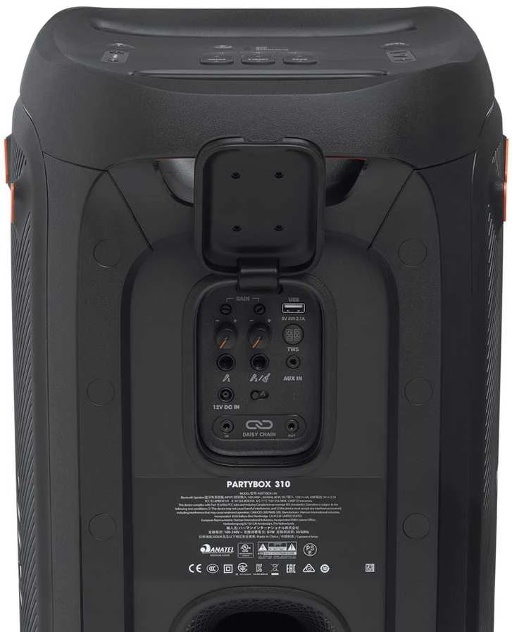 JBL Partybox 310 nešiojama kolonėlė, Juodos spalvos