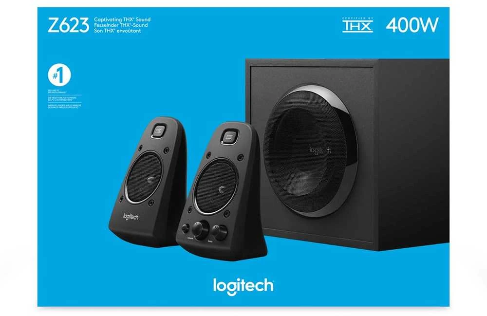 Garsiakalbių sistema logitech su-623 speaker 980-000403 (2.1; spalva juoda)