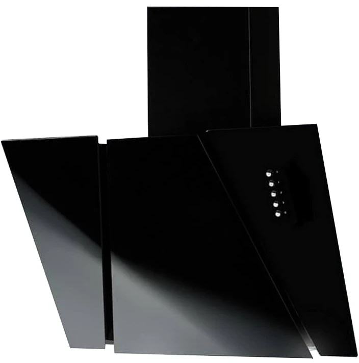 Gartraukis kamino tipo akpo wk-4 cetias 60 juoda (600mm; front juoda szkło)