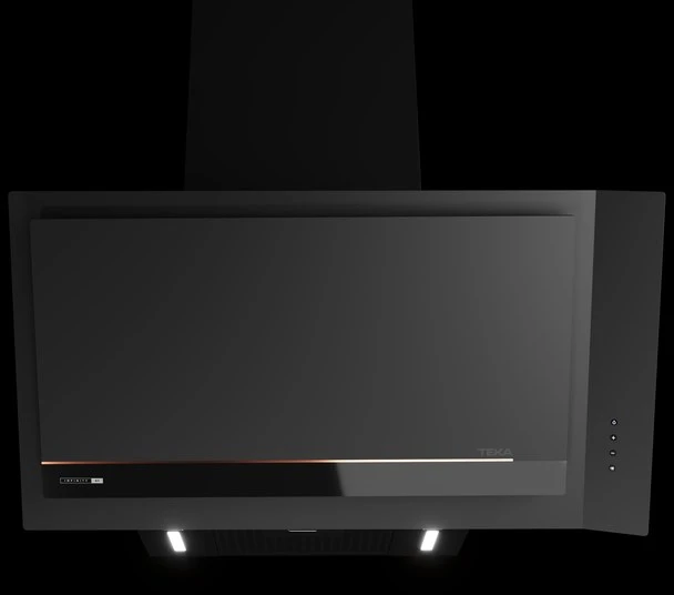 Teka DVI 88 Infinity G1 Tvirtinamas prie sienos Juoda 738 m³/h