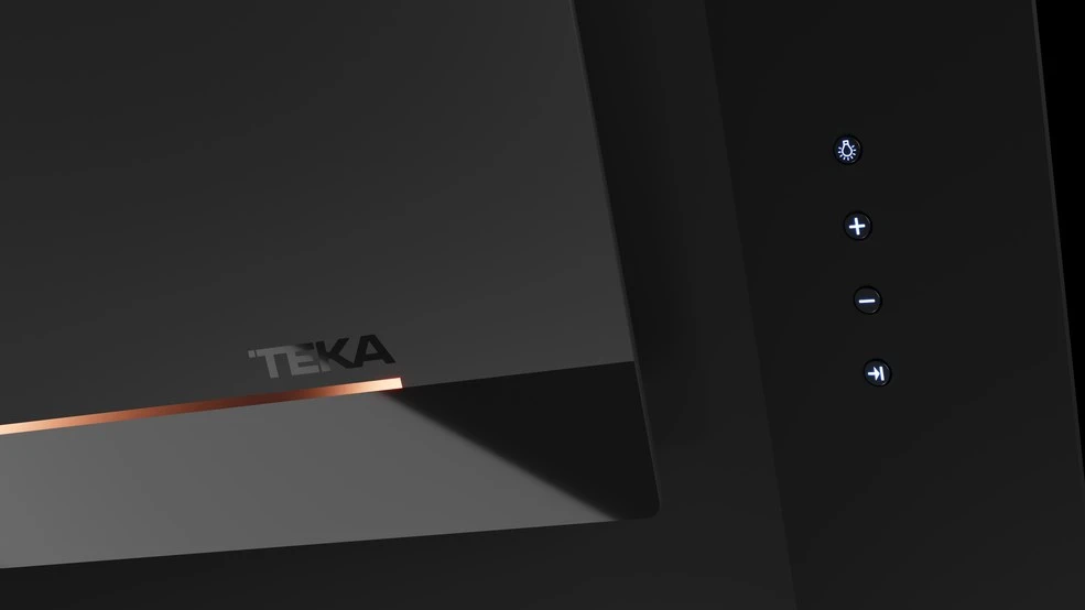 Teka DVI 88 Infinity G1 Tvirtinamas prie sienos Juoda 738 m³/h