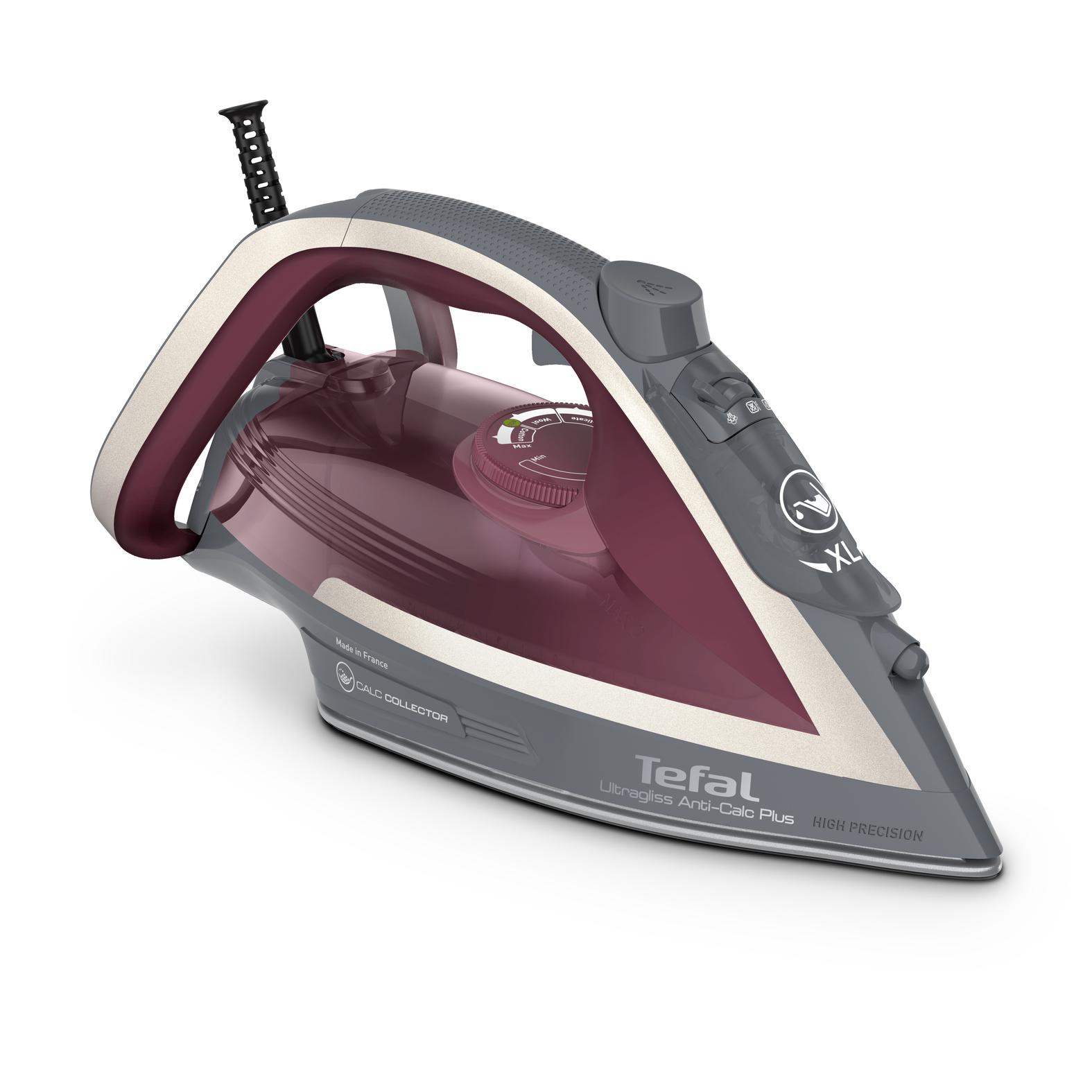 Garų Lygintuvas - Tefal Ultragliss Anti-Calc Plus FV6840 2800 W Violetinė, Sidabras