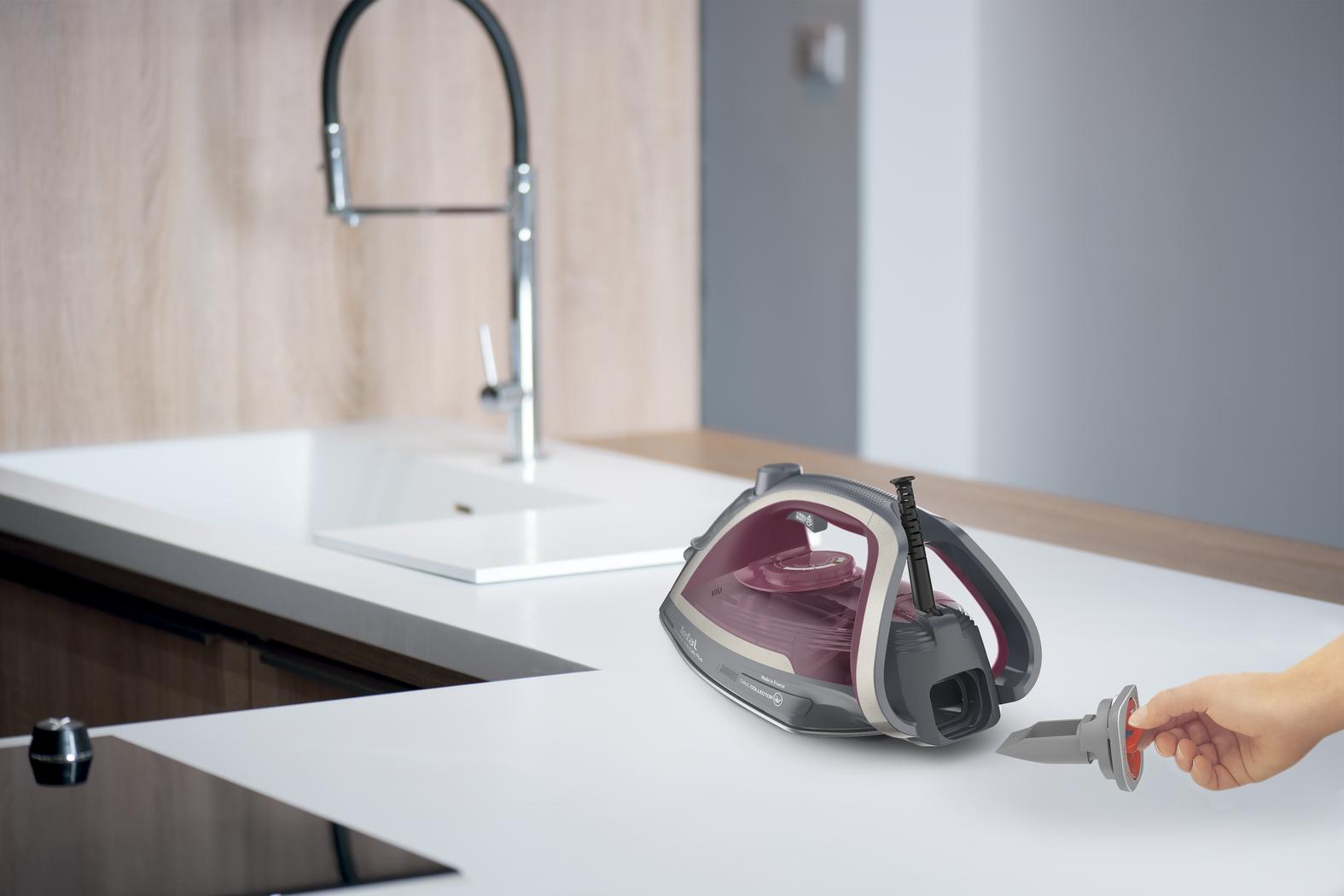 Garų Lygintuvas - Tefal Ultragliss Anti-Calc Plus FV6840 2800 W Violetinė, Sidabras