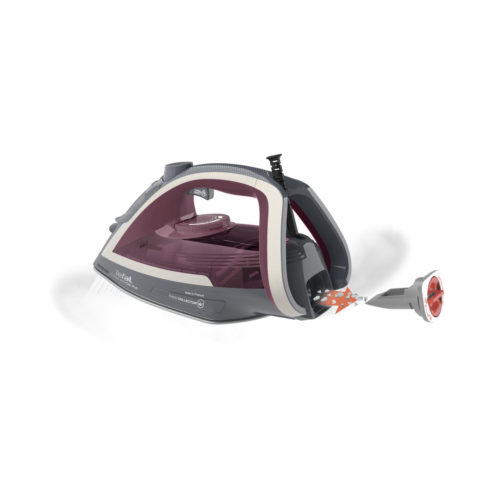 Garų Lygintuvas - Tefal Ultragliss Anti-Calc Plus FV6840 2800 W Violetinė, Sidabras