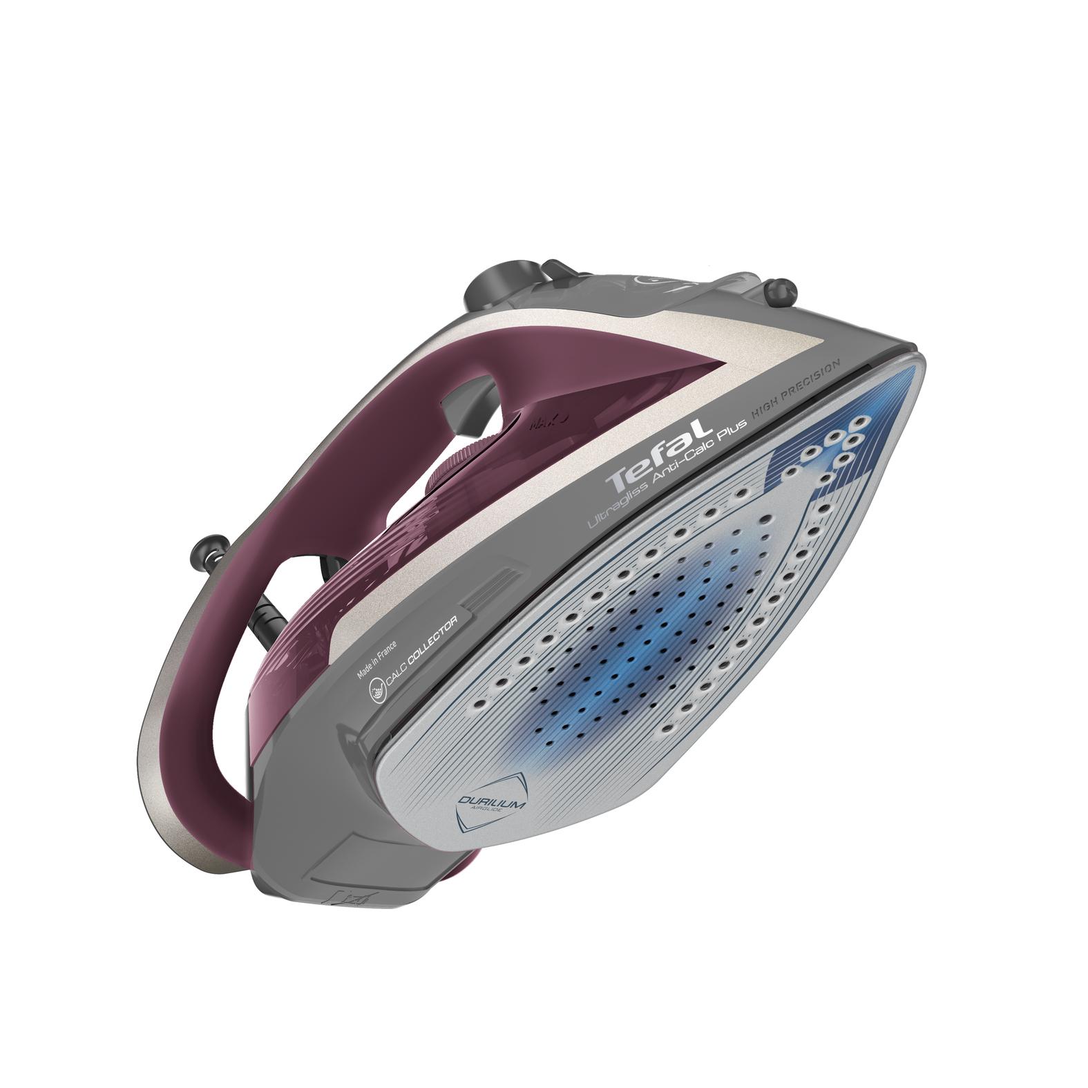 Garų Lygintuvas - Tefal Ultragliss Anti-Calc Plus FV6840 2800 W Violetinė, Sidabras