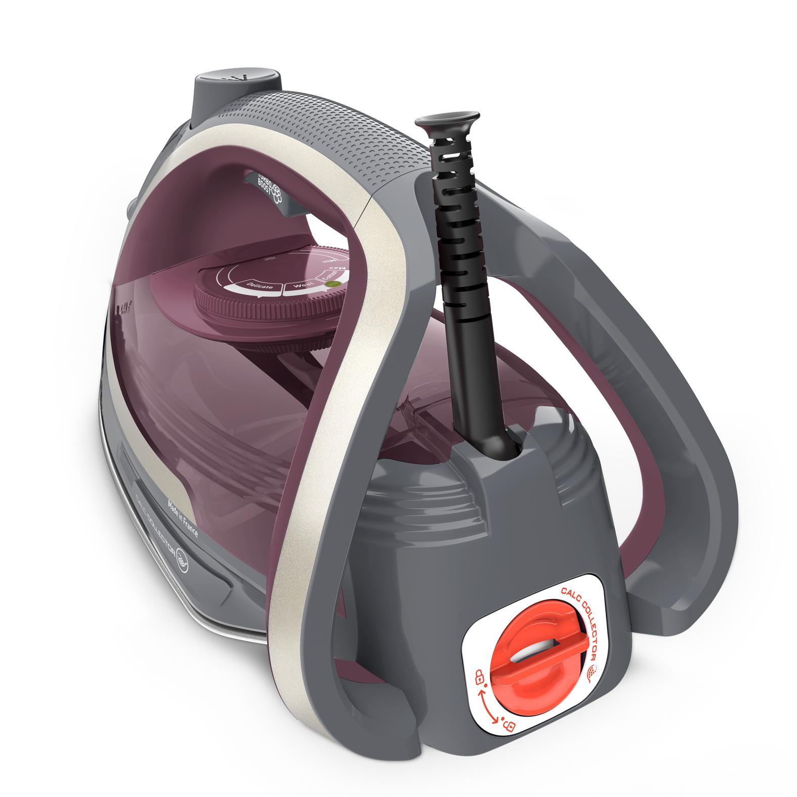 Garų Lygintuvas - Tefal Ultragliss Anti-Calc Plus FV6840 2800 W Violetinė, Sidabras