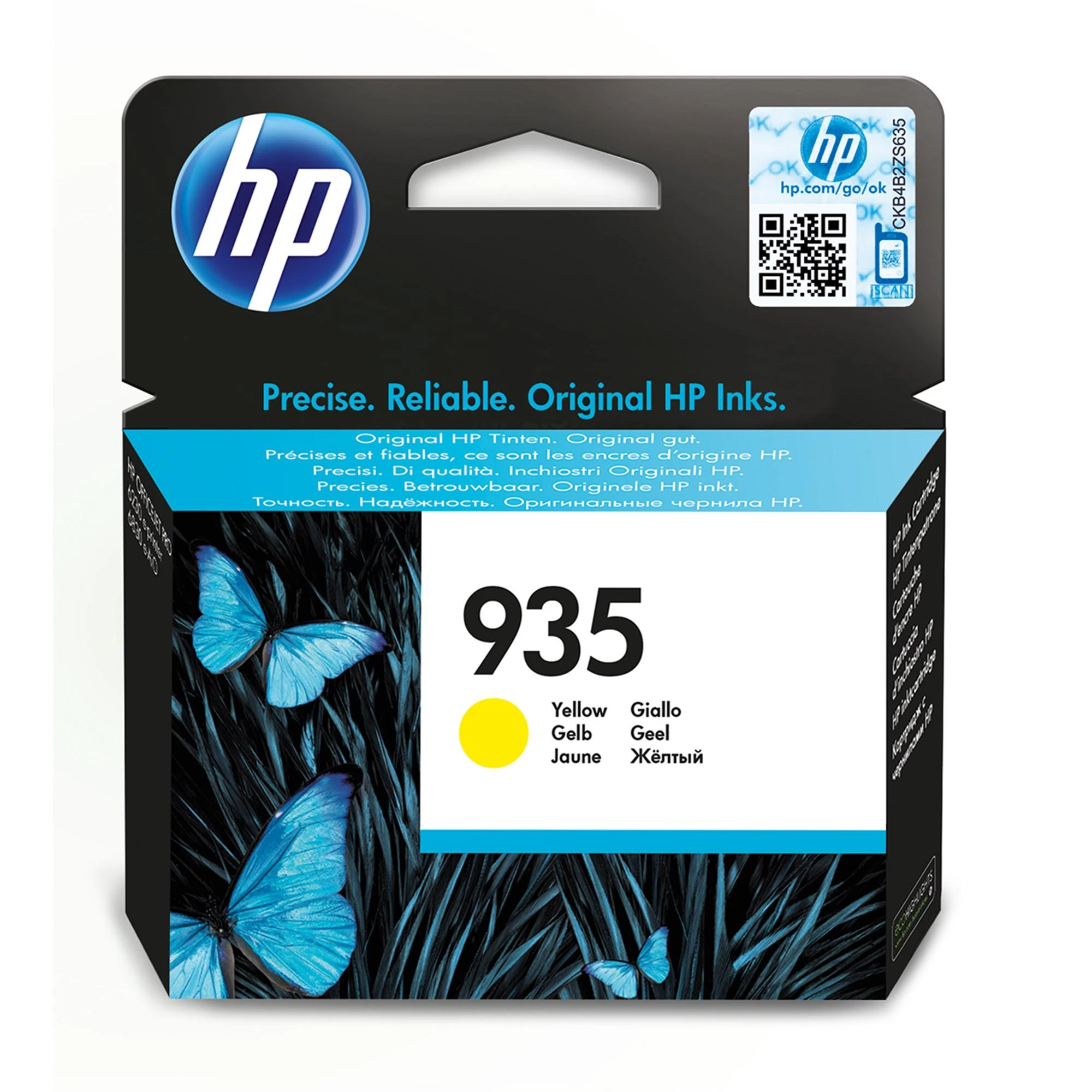 Hewlett Packard (HP) Rašalo Kasetė - HP 935 Geltona 400 Puslapių