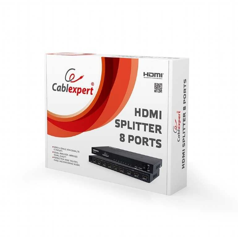 Gembird 8 prievadų hdmi skirstytuvas