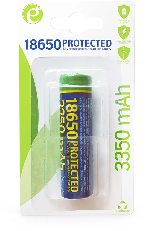 GEMBIRD EG-BA-18650/3350 ličio jonų 18650 baterija apsaugota 3350 mAh