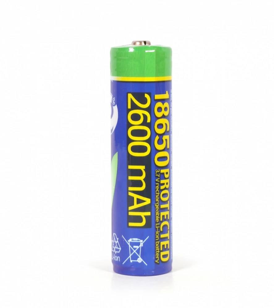 GEMBIRD EG-BA-18650/2600 ličio jonų 18650 baterija apsaugota 2600 mAh