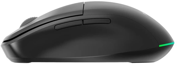 Gembird MUSW2-6B-01 Dual-mode belaidė pelė (2.4G + BT), 1600 DPI, 6-button, juodas
