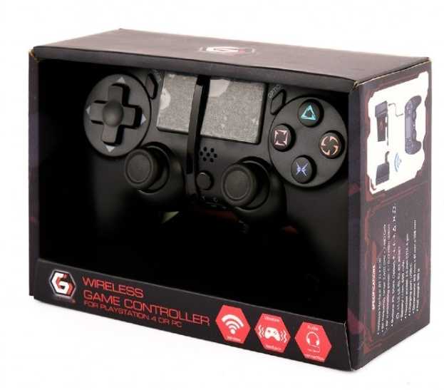 Gamepad belaidis kompatybilny su PS4 i PC juoda Gembird