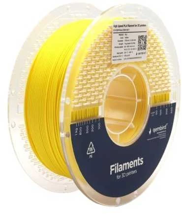 Gembird GEMBIRD Filament PLA High Speed geltona 1 75 mm 1kg