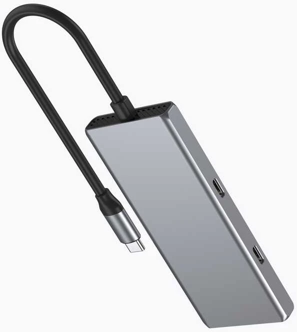 Gembird USB-C šakotuvas su 4 jungtimis