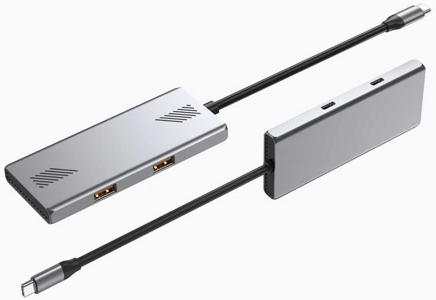 Gembird 4-port USB hub su Type-C jungtimi