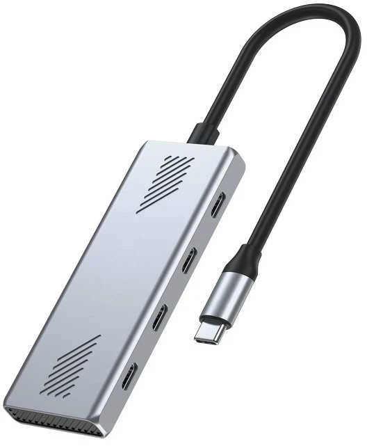 Gembird USB-C šakotuvas su 4 prievadais