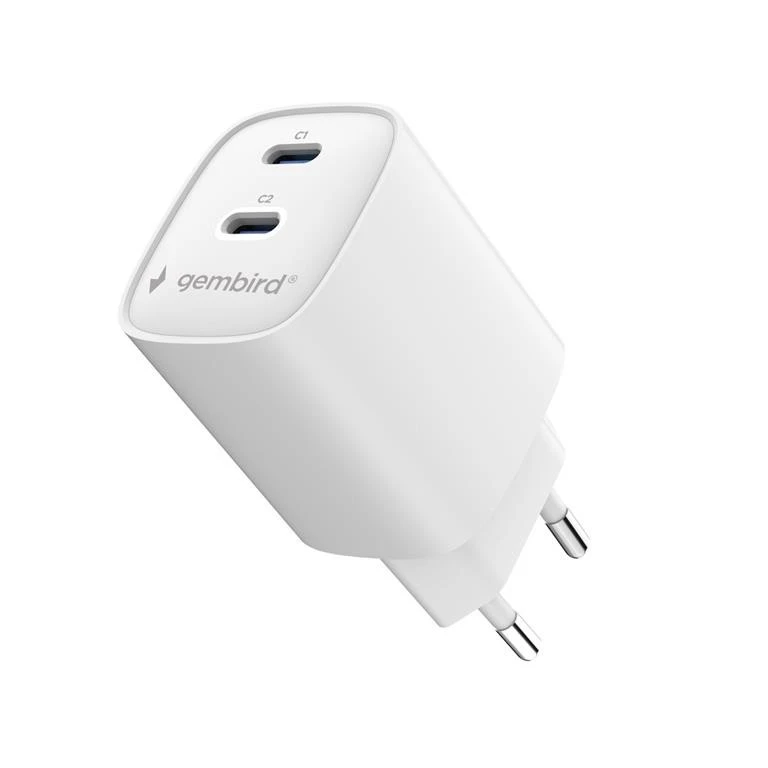 GEMBIRD 2-port 45 W USB fast charger